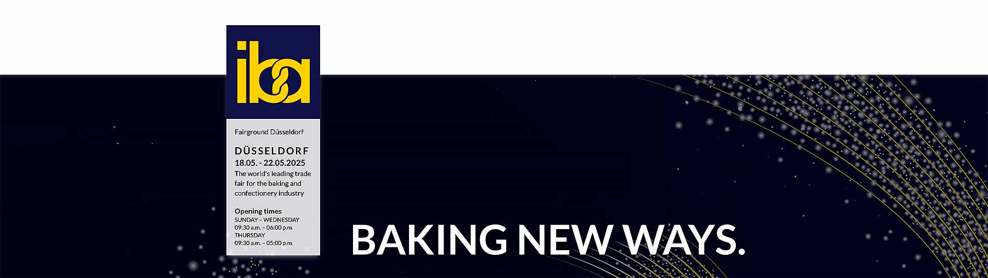 Join WP in Düsseldorf for iba 2025, the world's leading trade fair for the baking and confectionery industry.